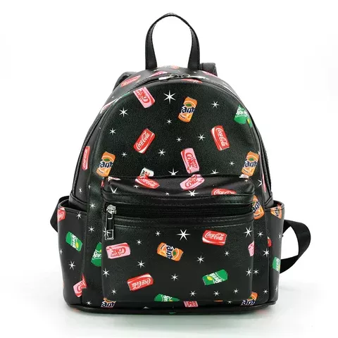 Comeco Coca-Cola, Fanta, Sprite, Multi Brands Mini Backpack in Vinyl
