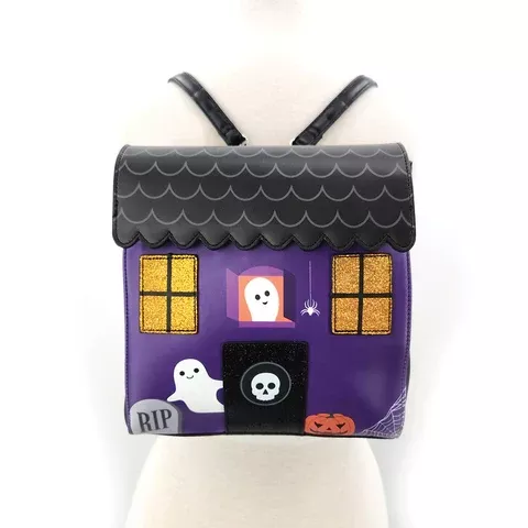 Comeco Spooky House Mini Backpack in Vinyl