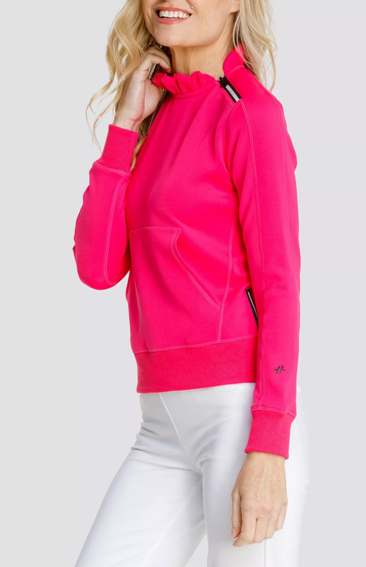 Condoleezza Vivid Pink Pullover