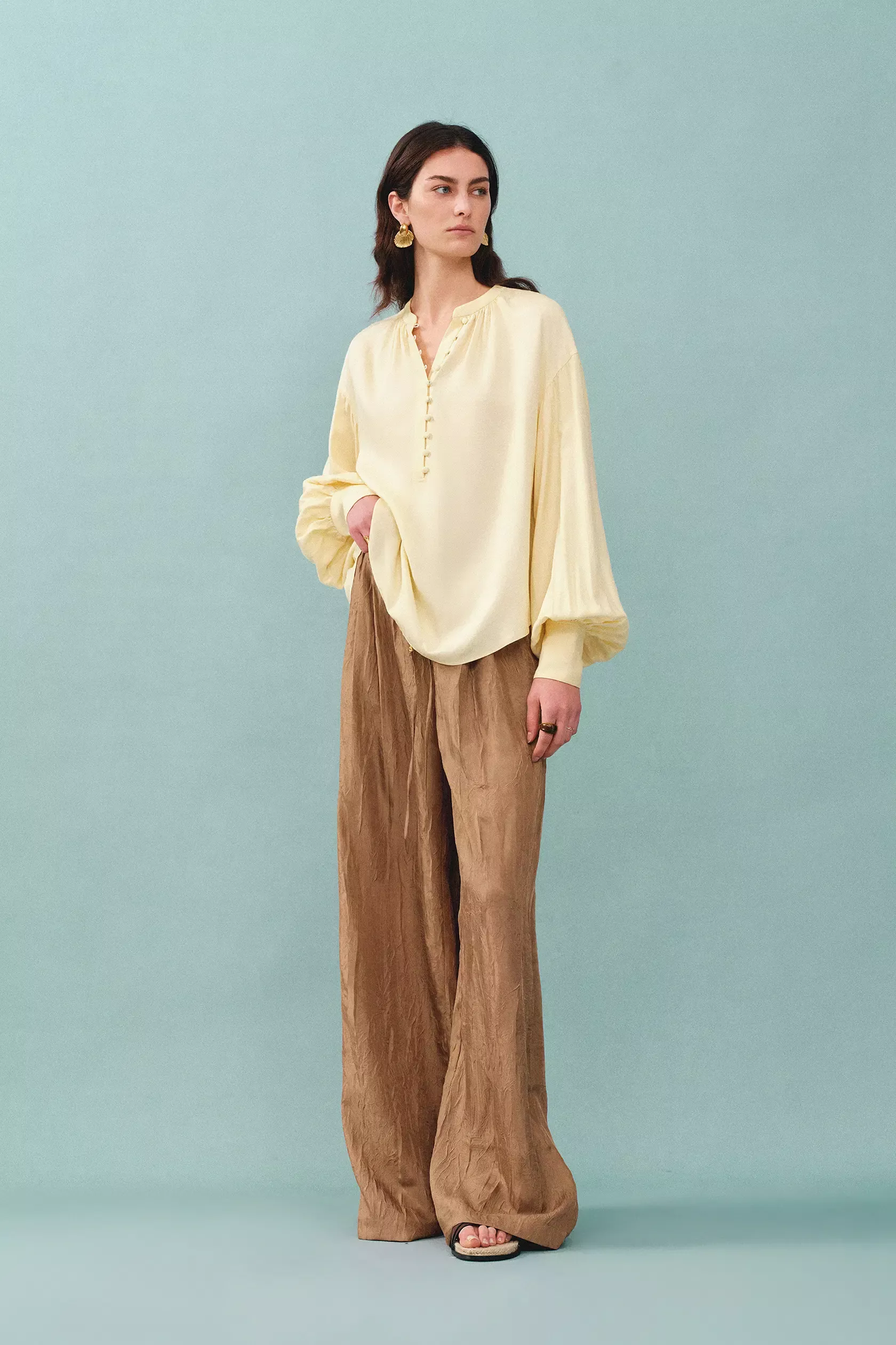 Cora Blouse in Silk Blend