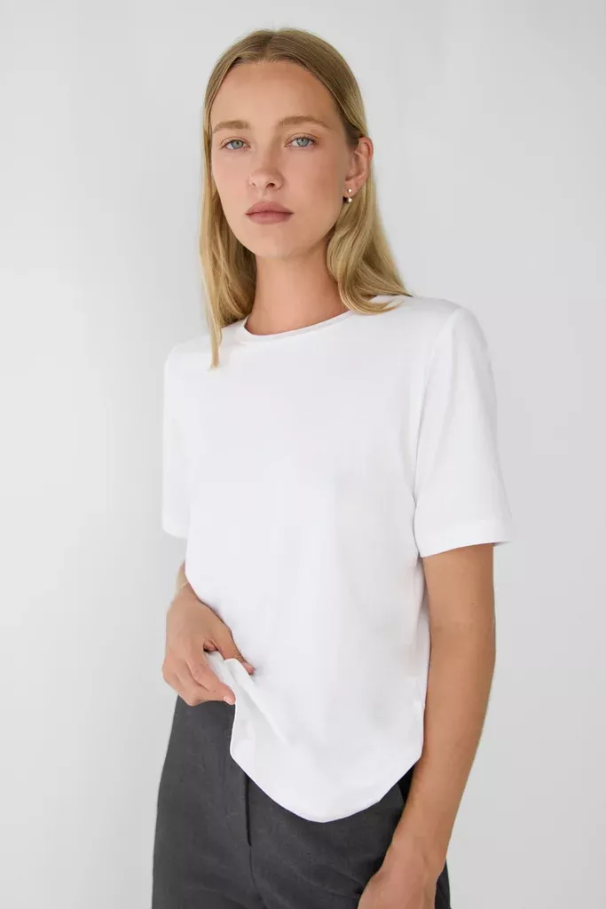 COTTON MODAL CREWNECK T-SHIRT