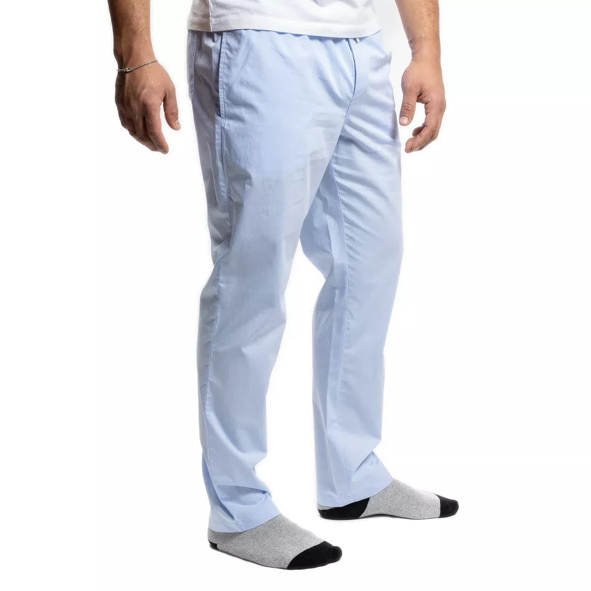 Cotton Pajama Pants - Blue