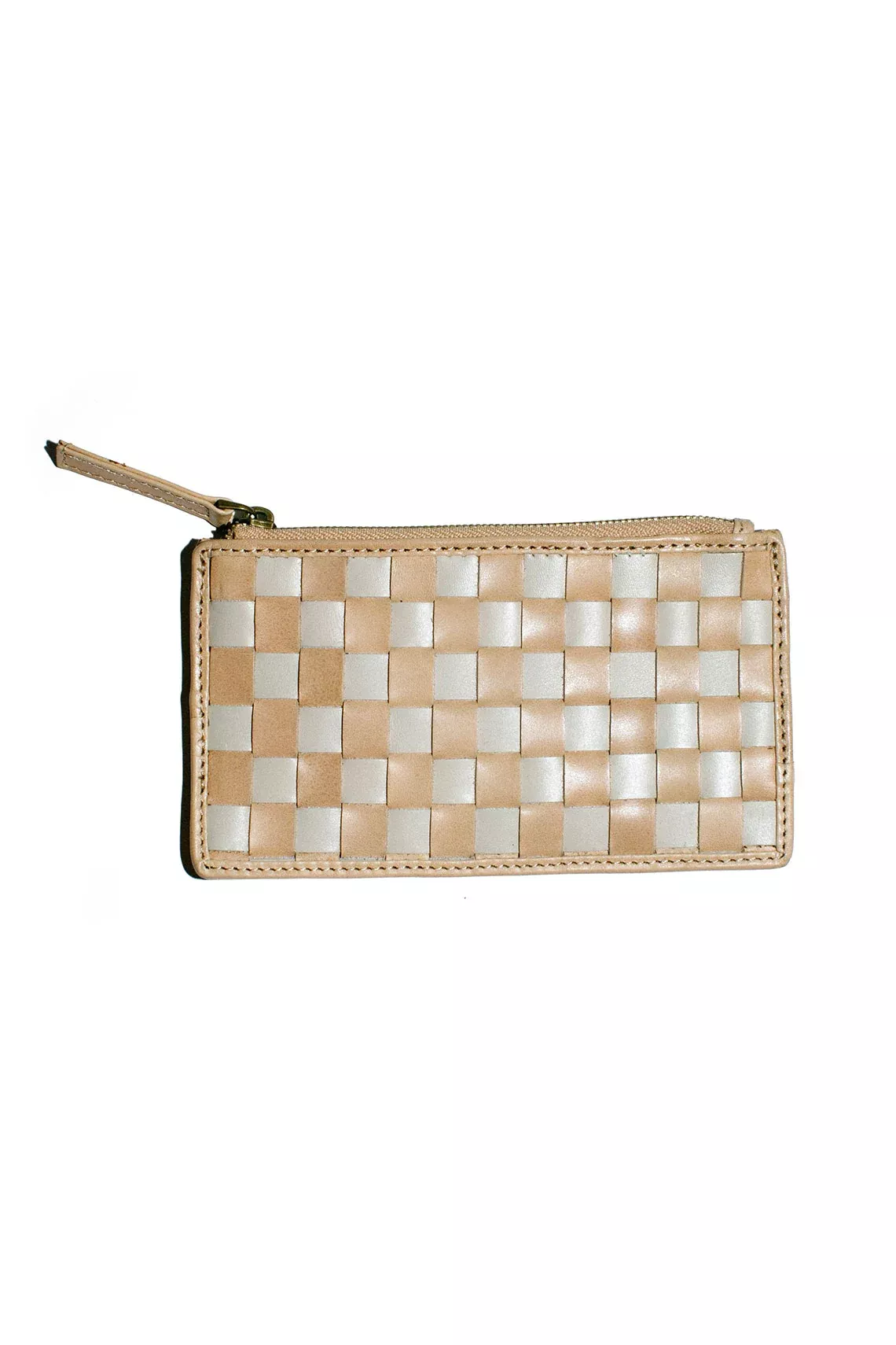 Cream Check Odin Card Case