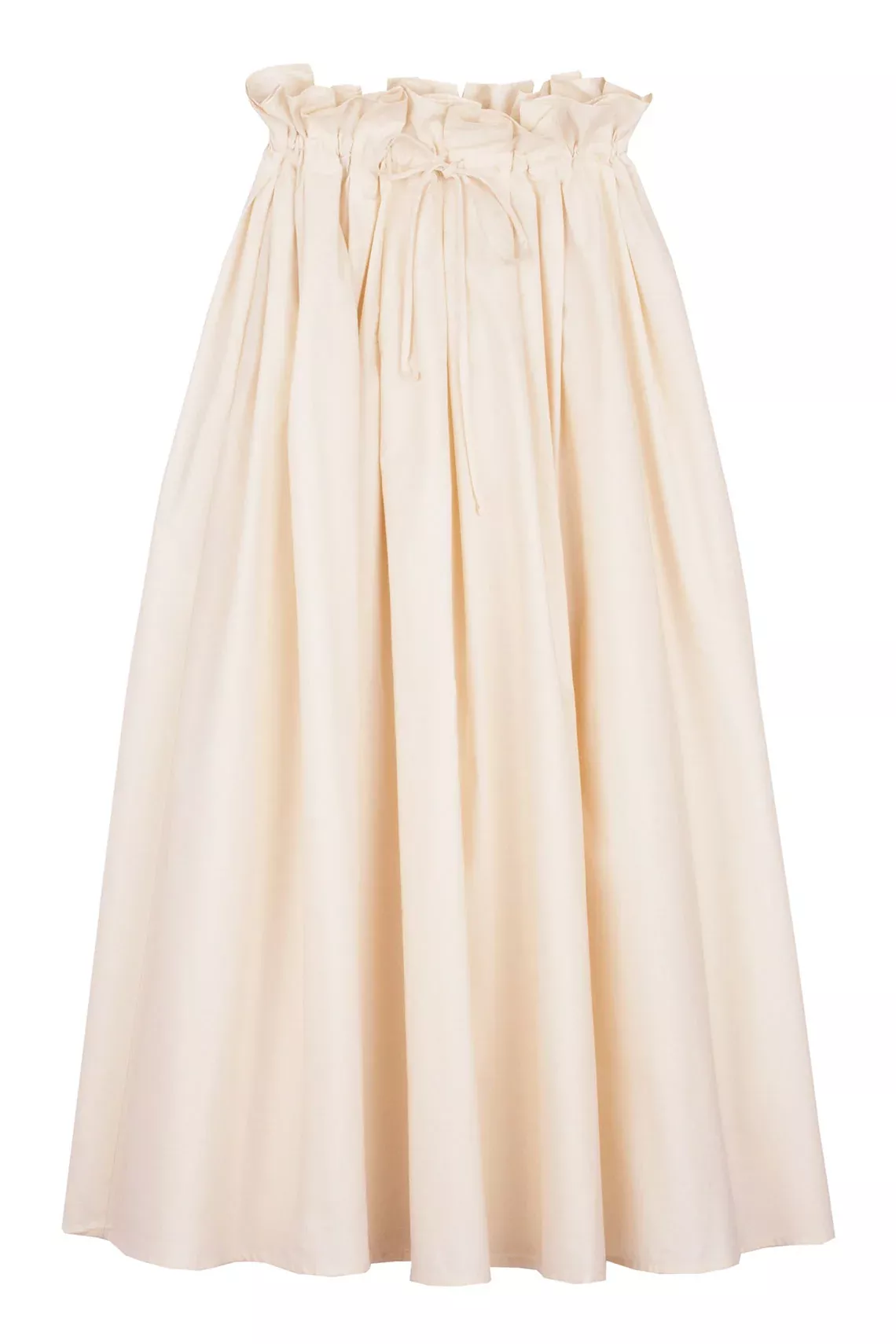 Cream Parachute Skirt