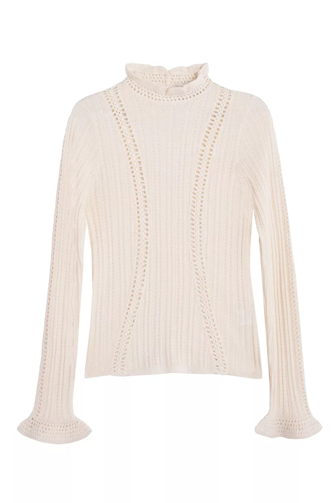 Cream Ribbed Riva Top
