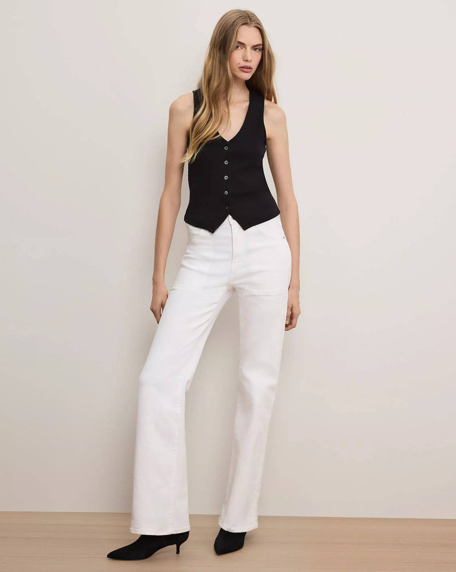 Crosbie Slim Wide-Leg Jean