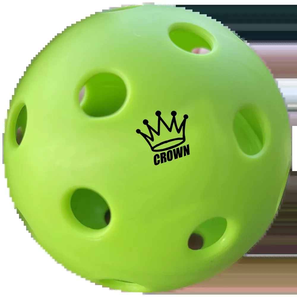 CROWN PICKLEBALL - High-Performance INDOOR Pickleballs (3-PACK APPLE)