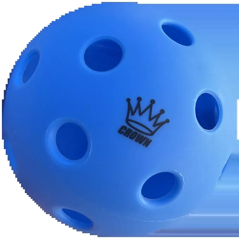 CROWN PICKLEBALL - High-Performance INDOOR Pickleballs (3-PACK BLUEBERRY)