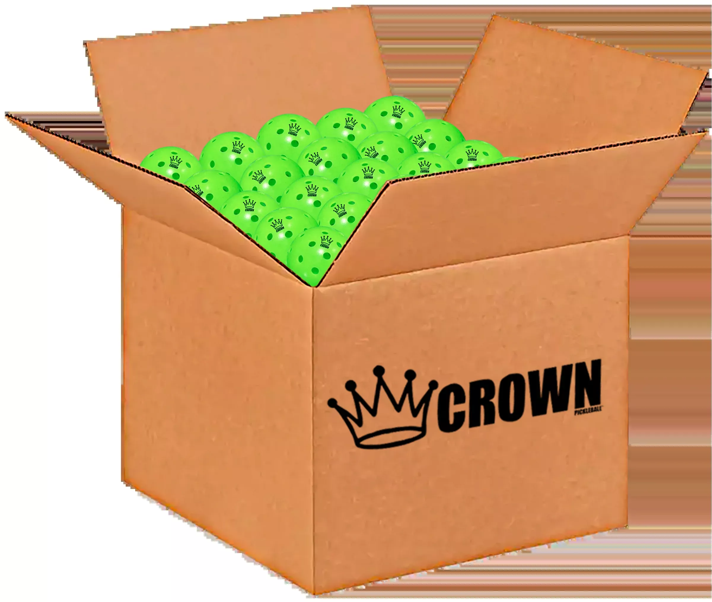 CROWN PICKLEBALL - High-Performance OUTDOOR Pickleballs (100-PACK COLD)