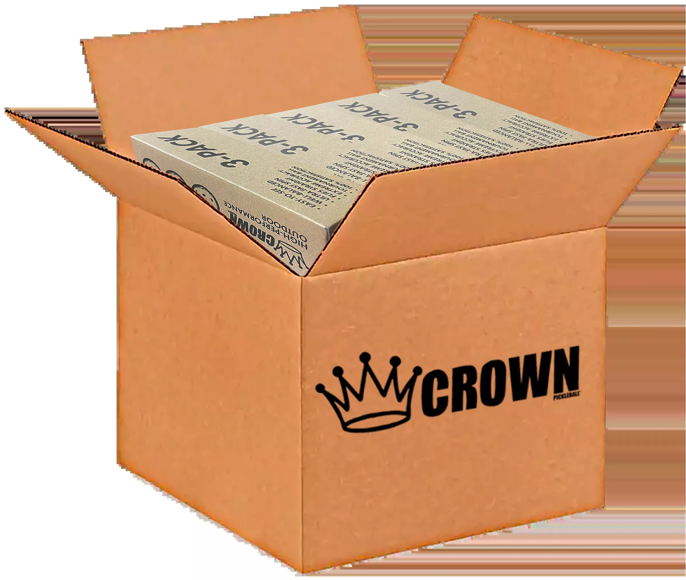 CROWN PICKLEBALL - High-Performance OUTDOOR Pickleballs - RETAIL (102-PACK LIME)