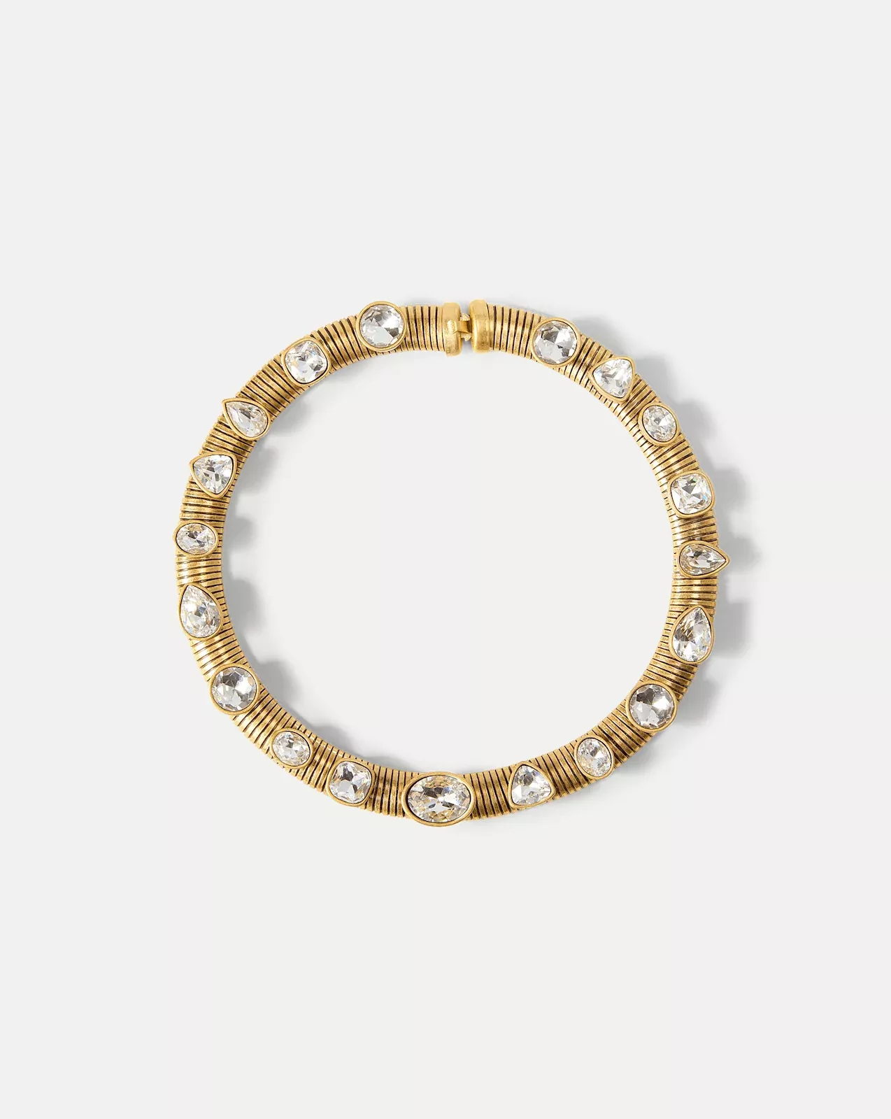 Crystal Tubogas Collar Necklace