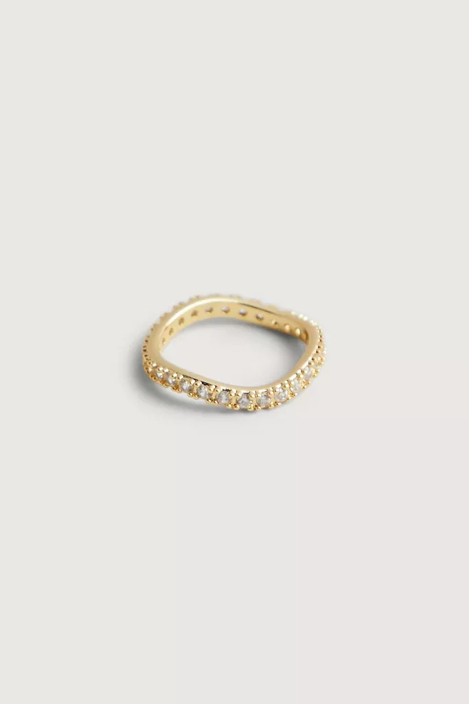 CURVY ZIRCONIA RING