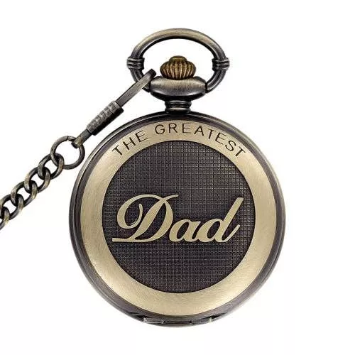Dad Gift Father's Day Special Design Quartz Pocket Watch