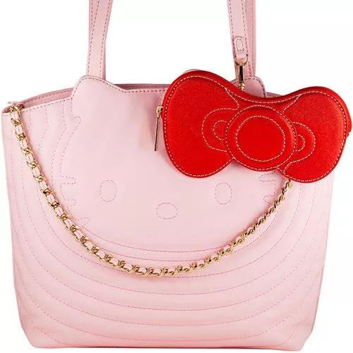 Danielle Nicole Hello Kitty Pink Quilted Shoulder Bag