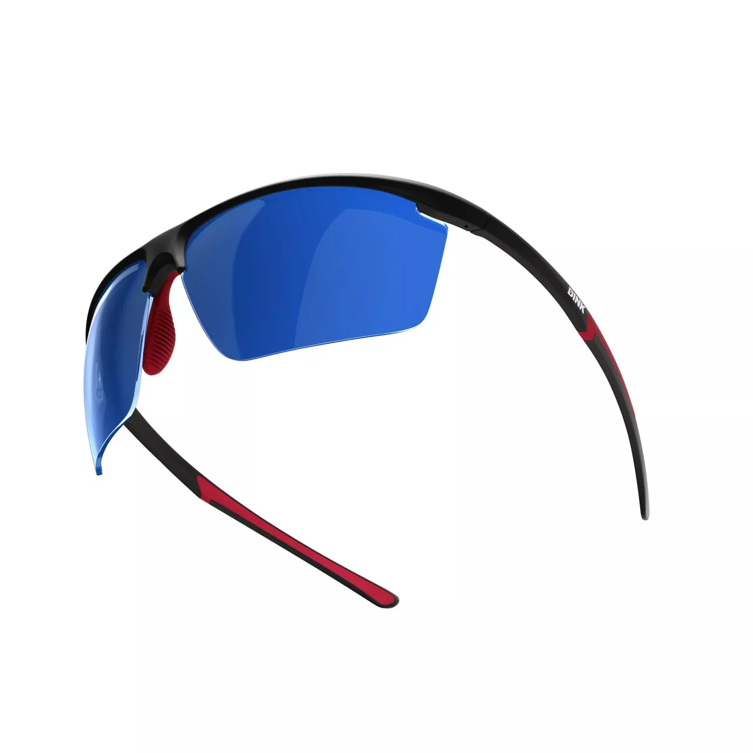 Daytona Petite Large Sunglasses - Black/Red