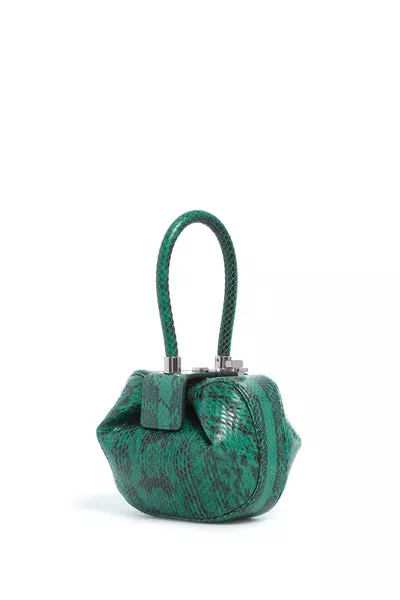 Demi Bag in Green Snakeskin