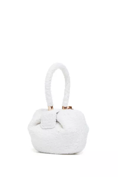 Demi Bag in Ivory Cashmere Boucle