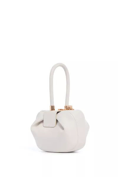 Demi Bag in Ivory Nappa Leather