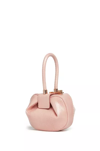 Demi Bag in Pink Snakeskin
