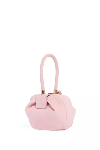 Demi Bag in Powder Pink Suede