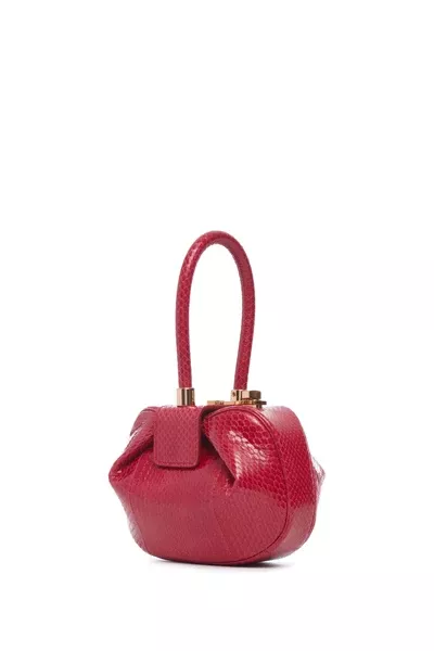 Demi Bag in Red Snakeskin