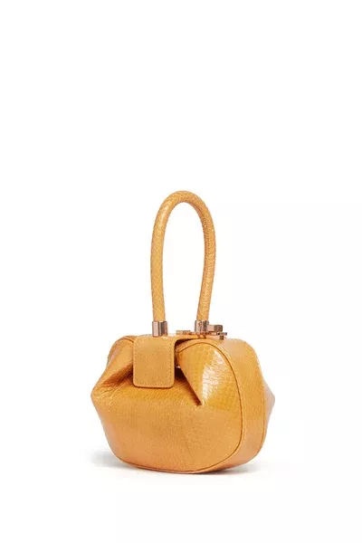 Demi Bag in Saffron Snakeskin