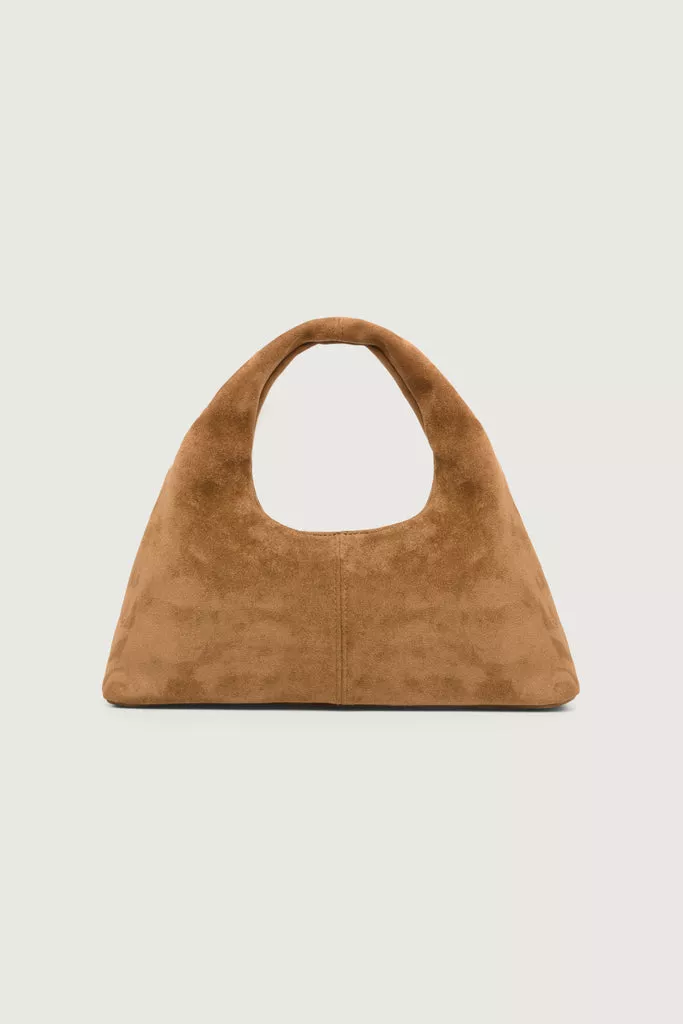 DEMI SHOULDER BAG IN VEGAN SUEDE