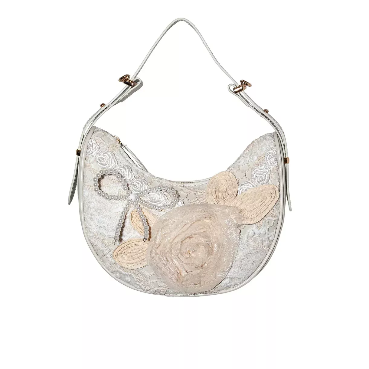 DiFerdinando The Rosaline Lace Shoulder Bag