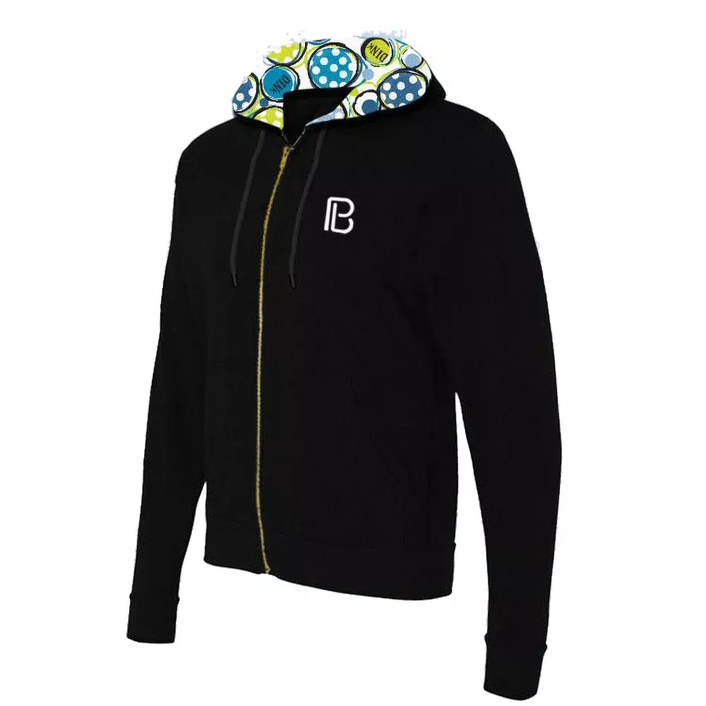 Dink 1 Black Full-Zip Hoodie