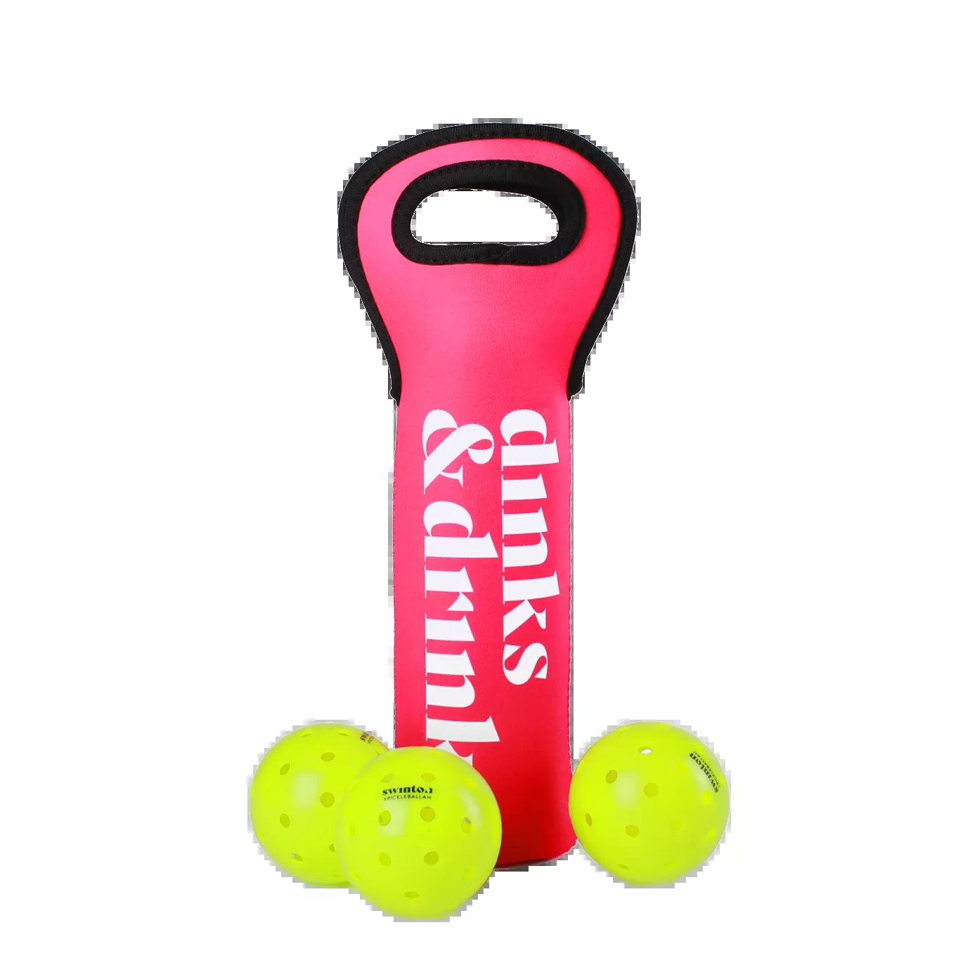 Dinks 'N Drinks Sleeve of Pickleballs