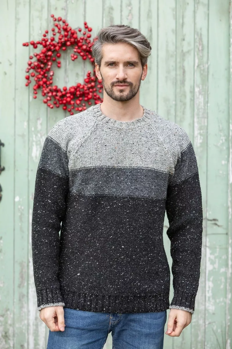 Donegal Three Tone knit Sweater