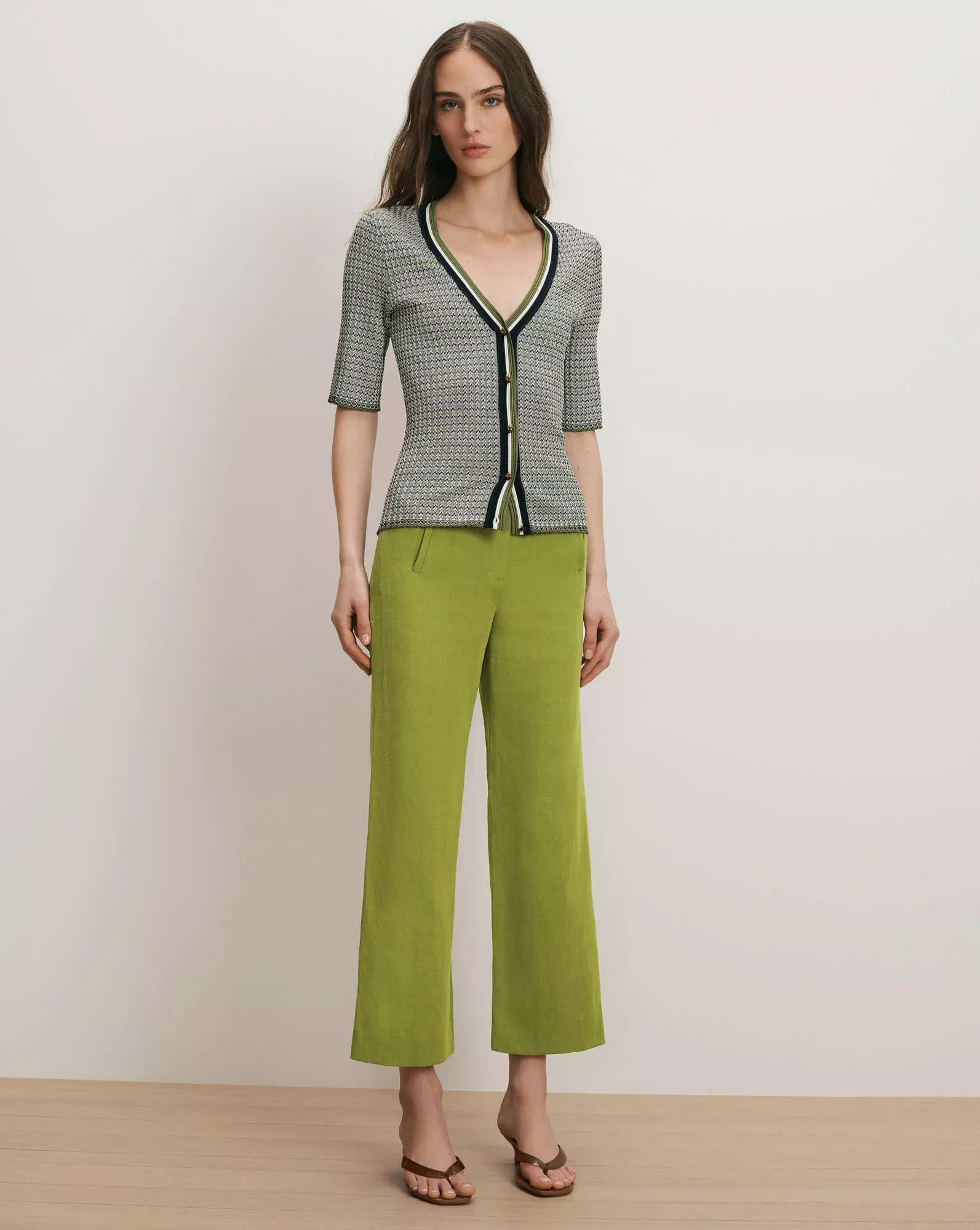 Dova Wide-Leg Linen Pant