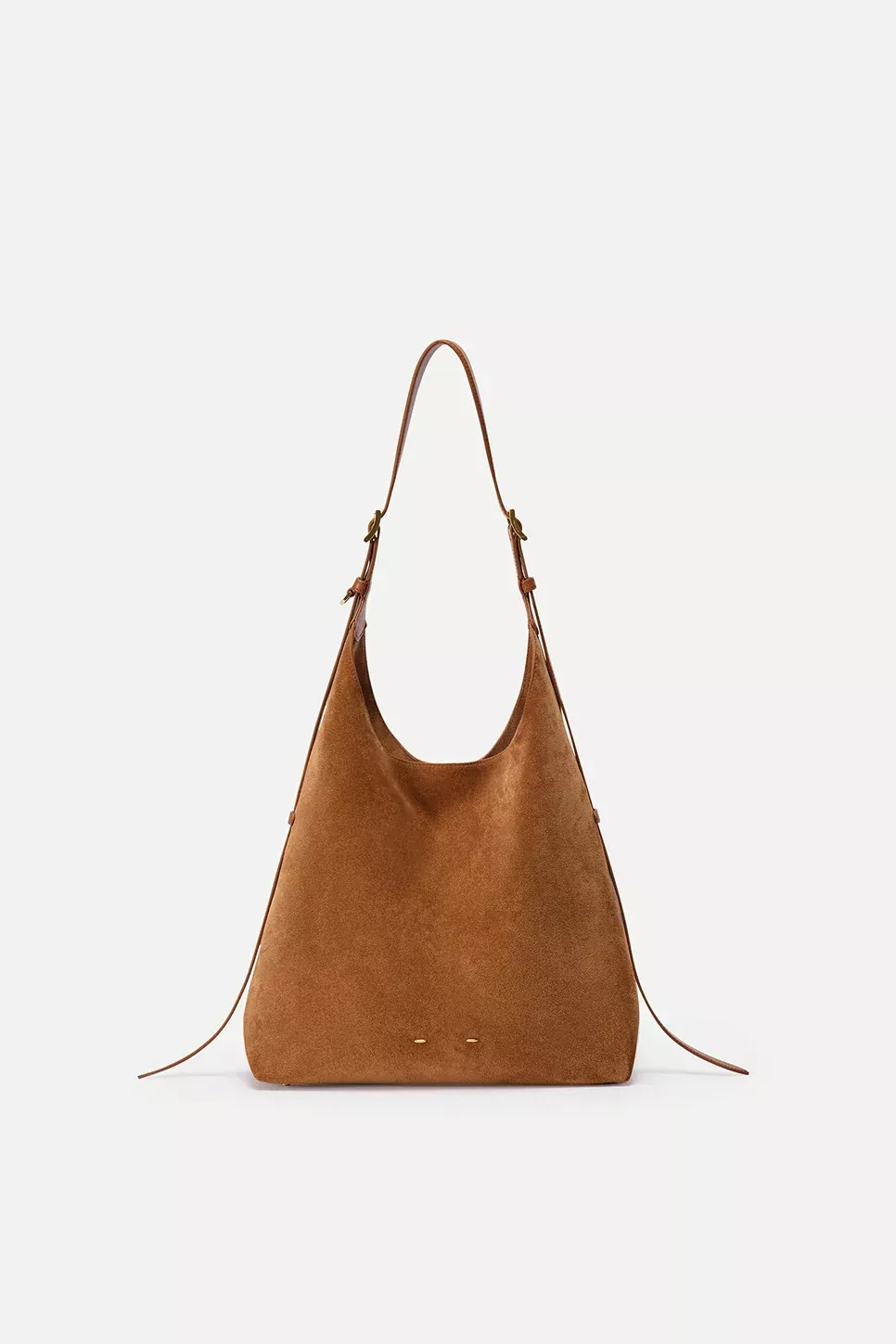 Duomo Medium Hobo Bag in Suede