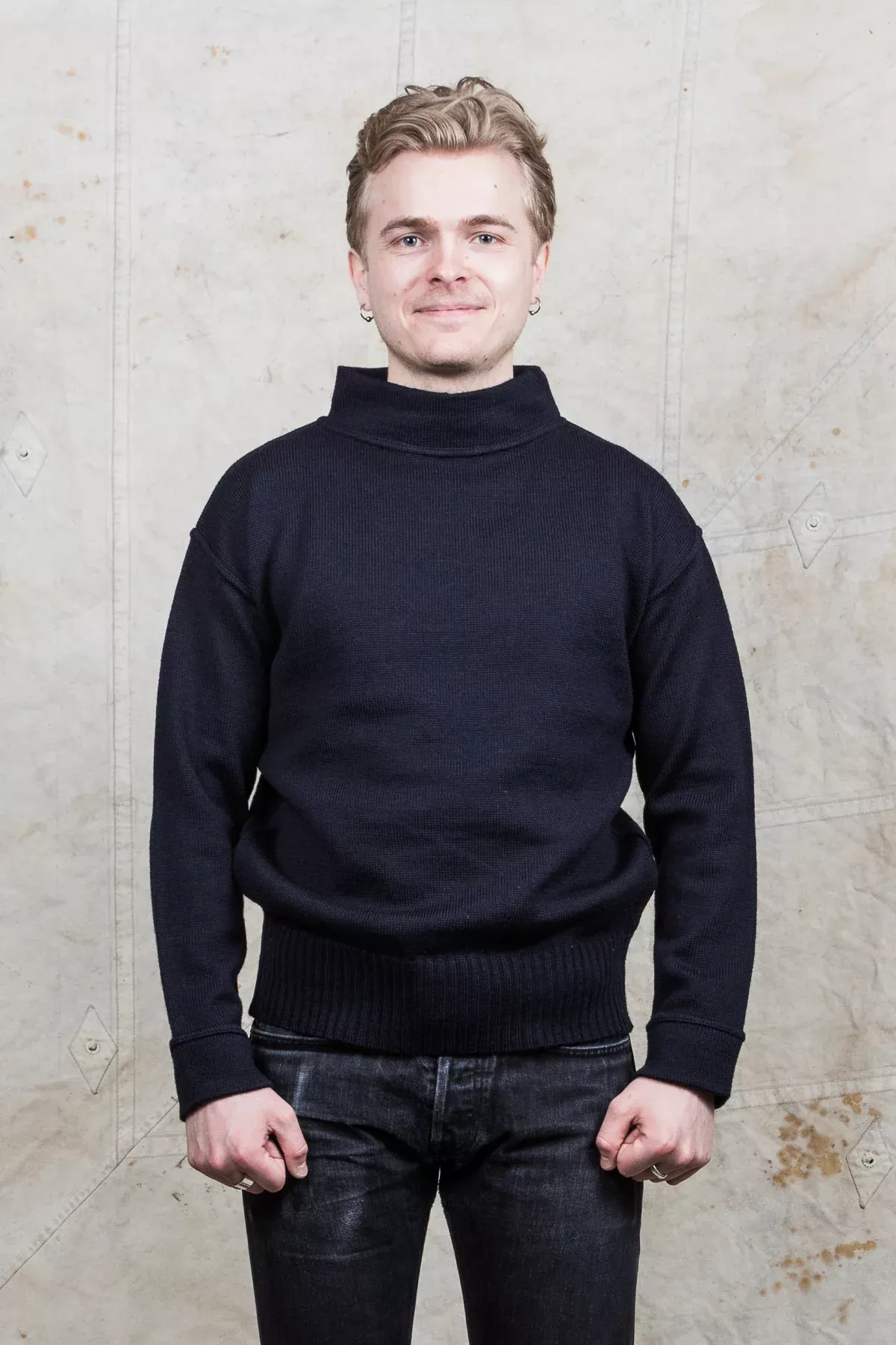 Eastman Leather Clothing U.S. Navy Wool Sweater