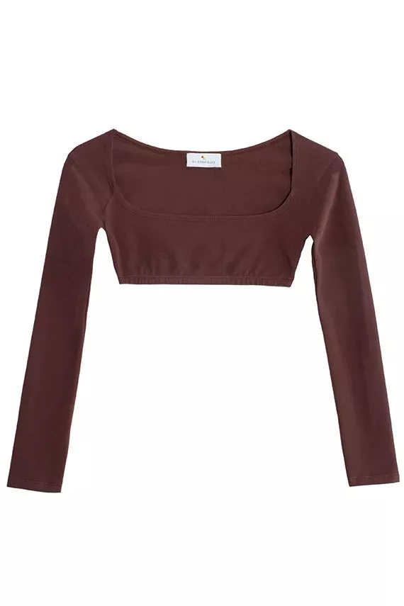 El Tigre Chiquito Chocolate Crop Top