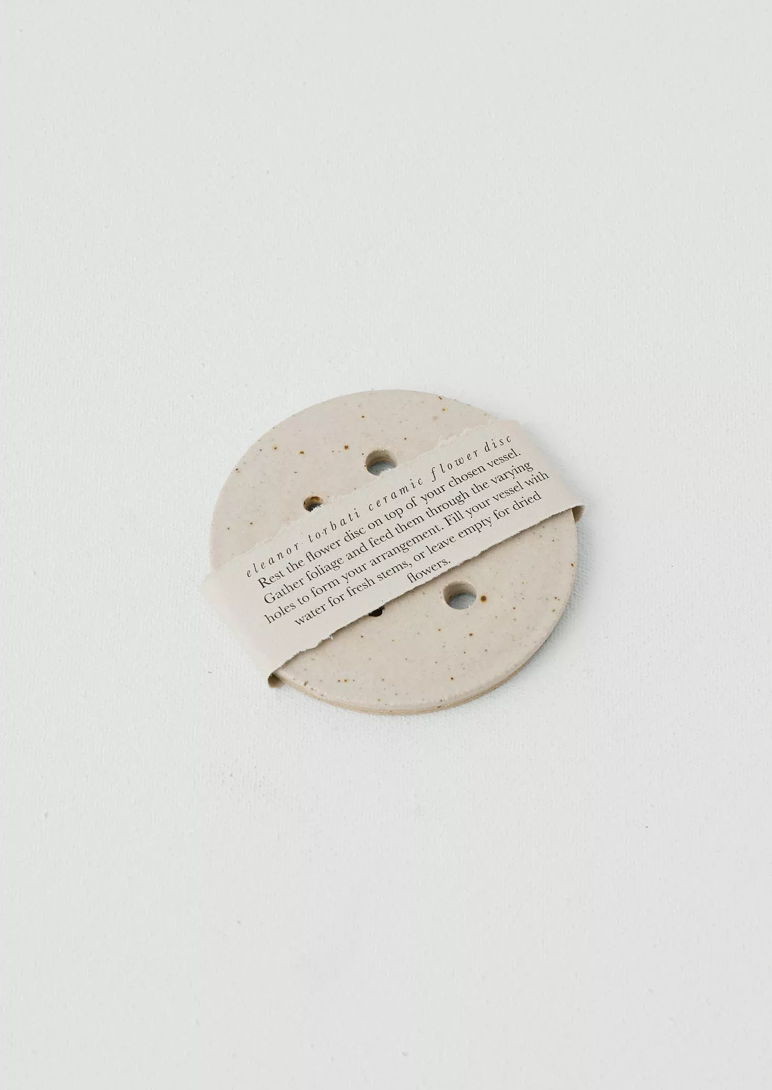 Eleanor Torbati Ceramic Flower Disc