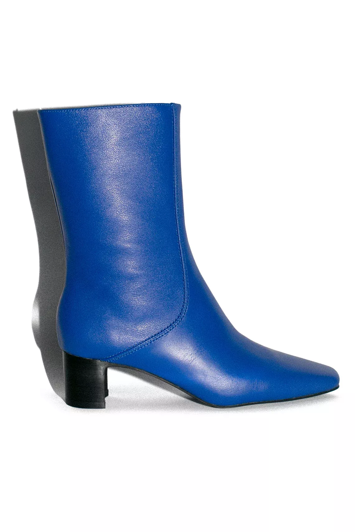 Electric Blue Kiss Kiss Mod Boot