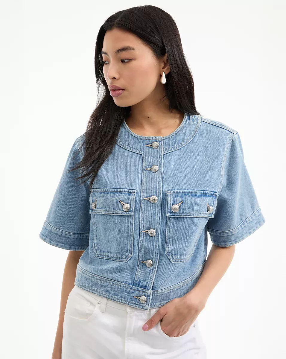 Elias Short Sleeve Denim Jacket