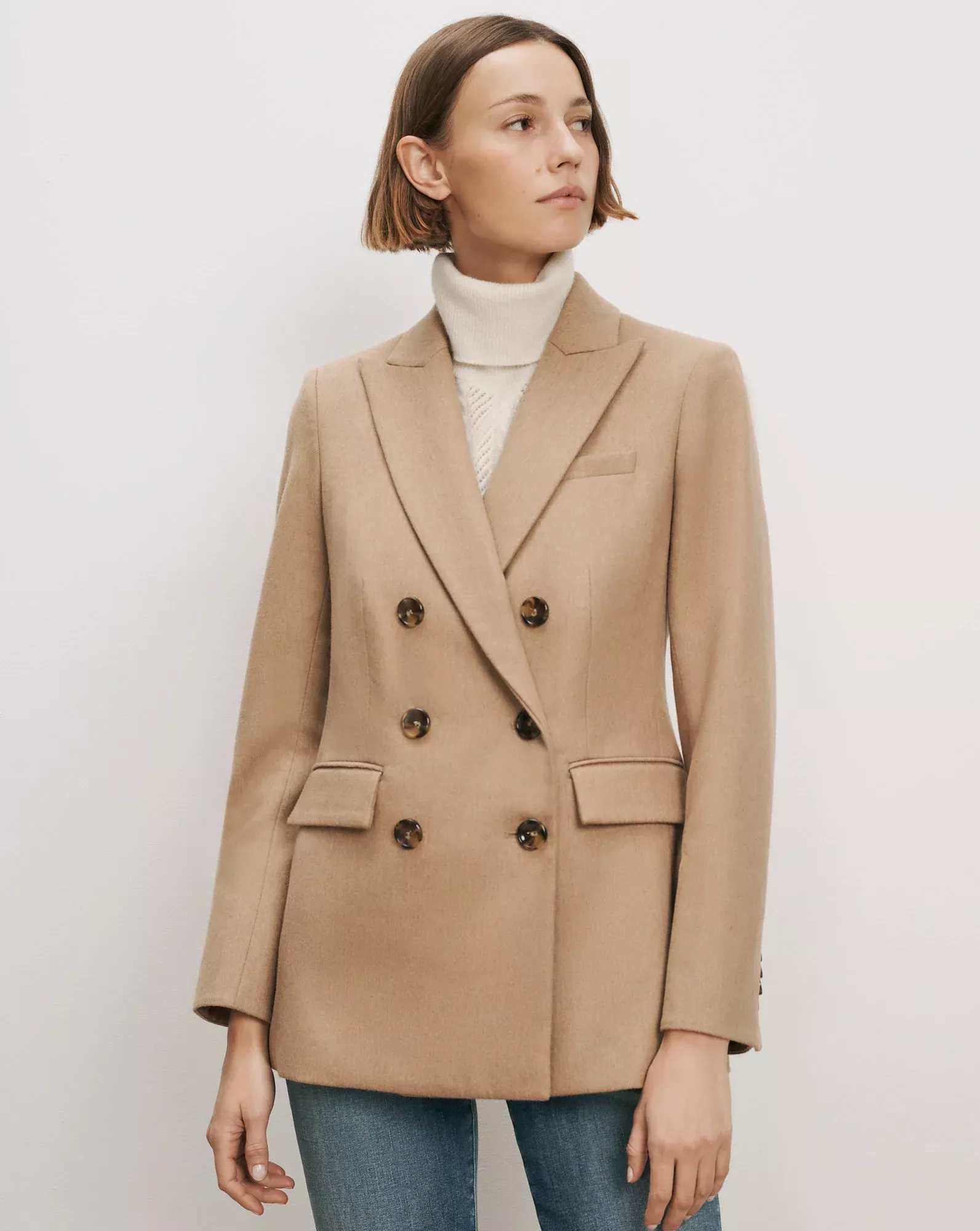 Ellette Camel Hair Dickey Jacket