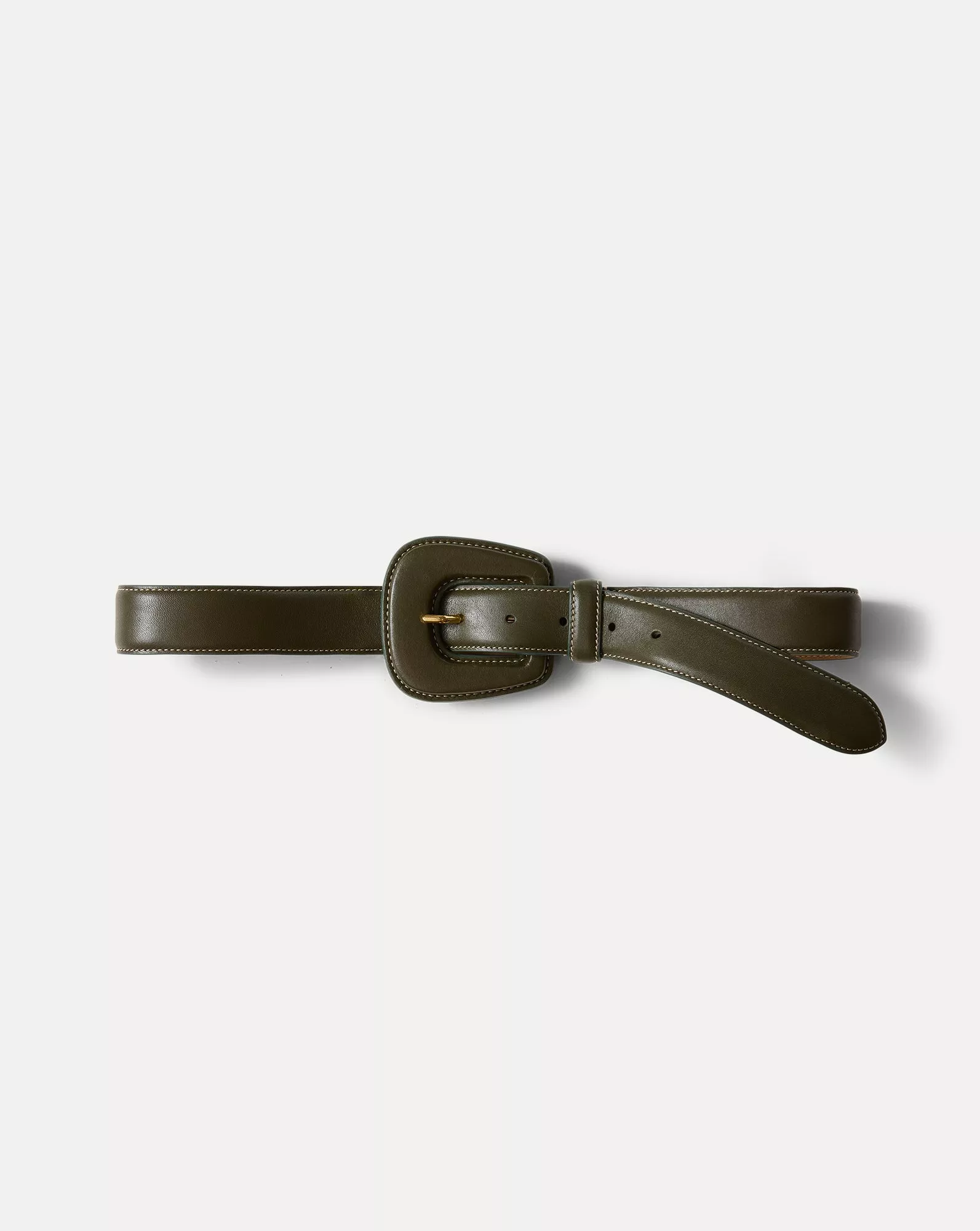 Elsy Leather-Buckle Belt