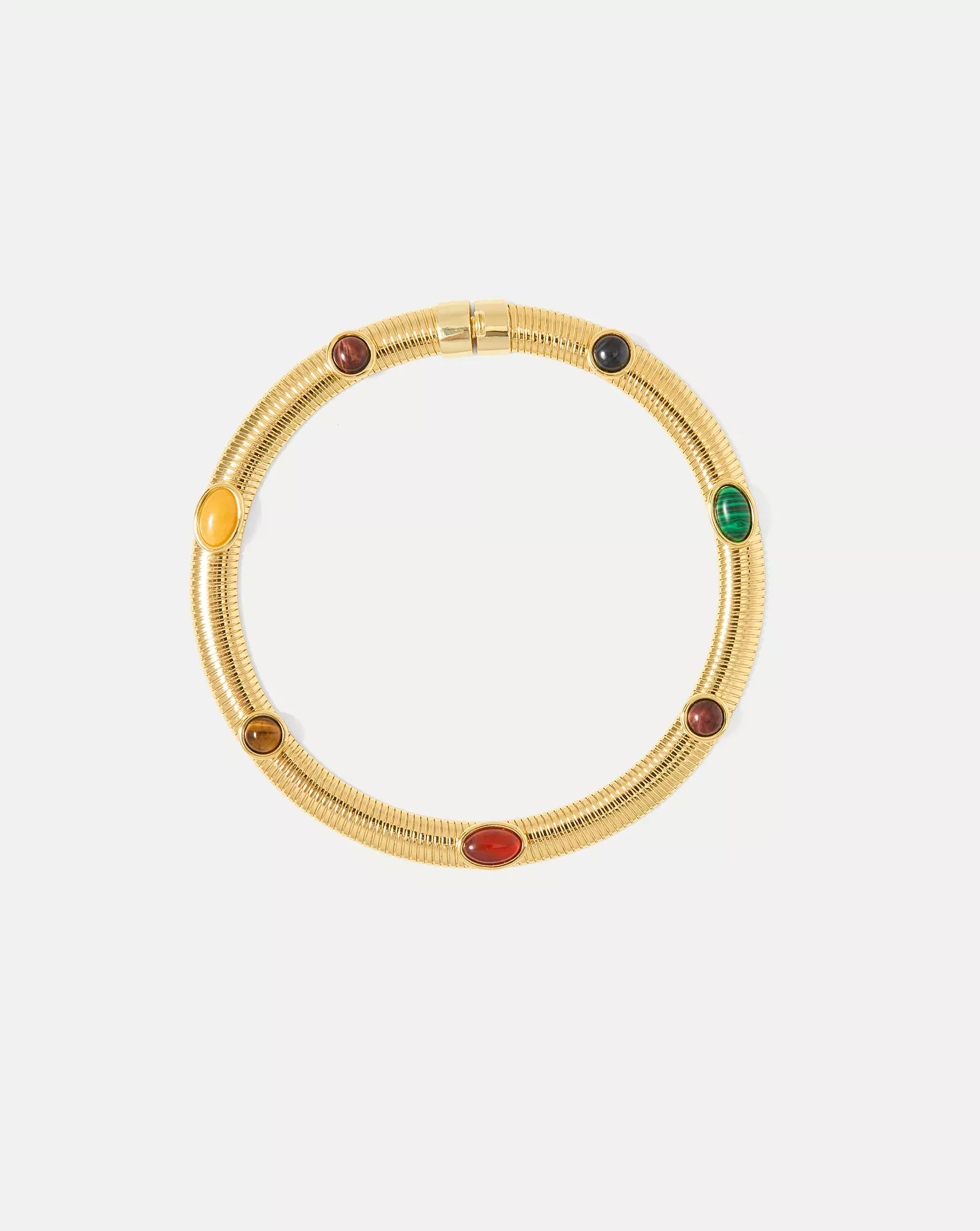 Embellished Tubogas Collar Necklace