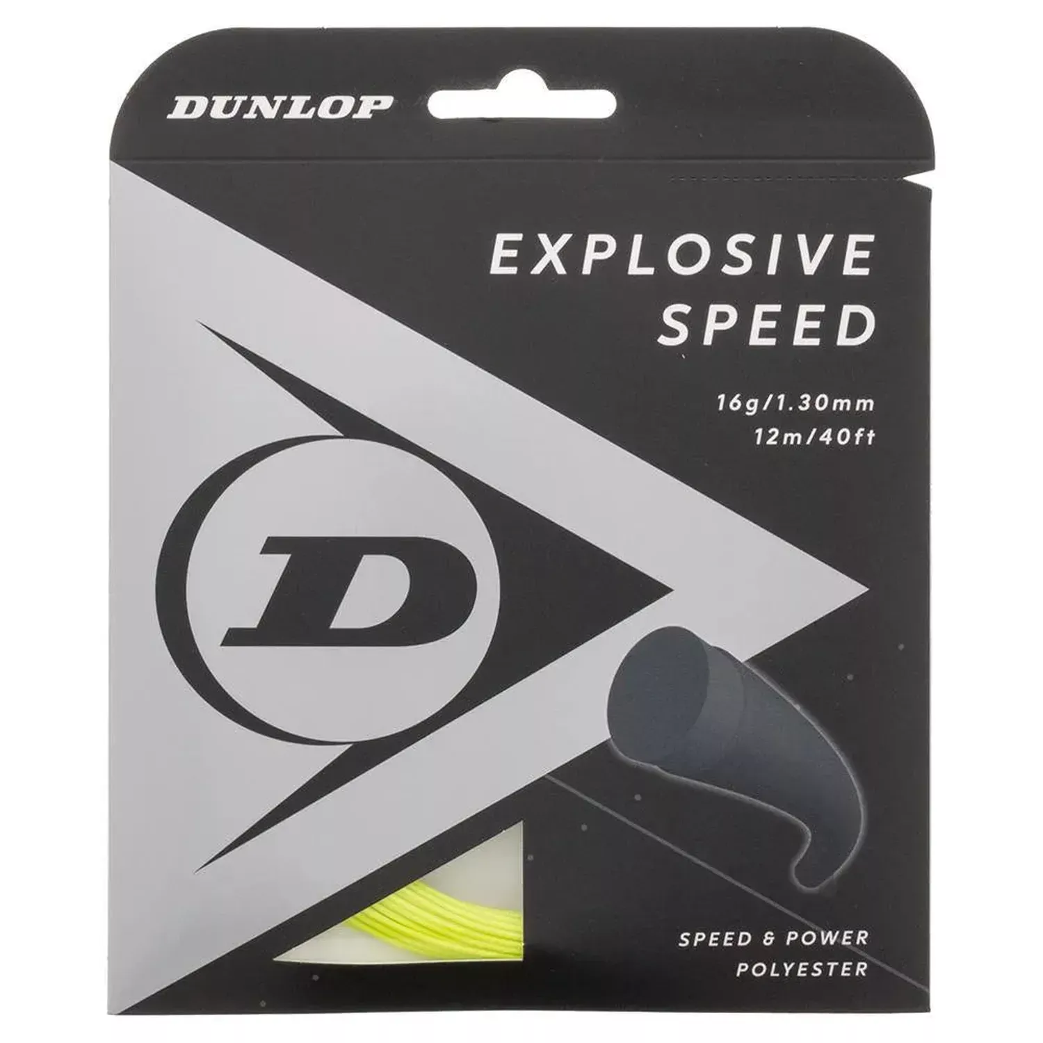 Explosive Speed Yellow 16G Tennis String