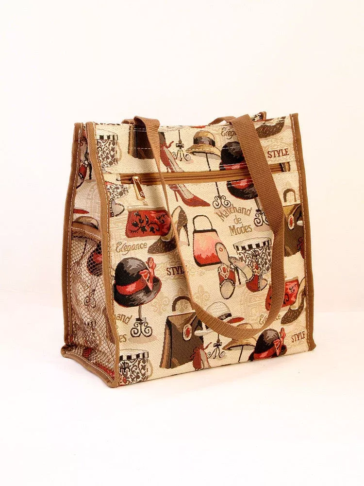 Fashion Tapestry Shopper Bag