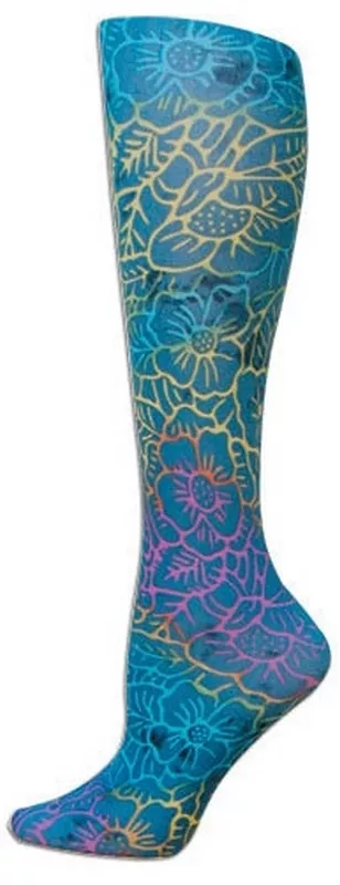Floral Batik Trouser Socks