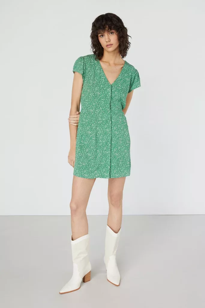 FLORAL MINI DRESS