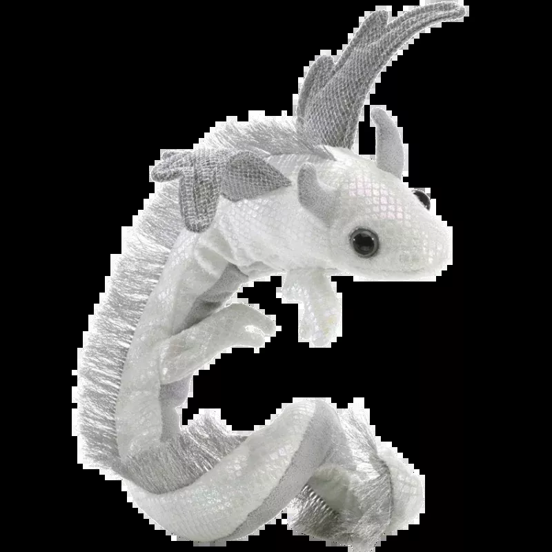 Folkmanis Pearl Dragon Wristlet Finger Puppet