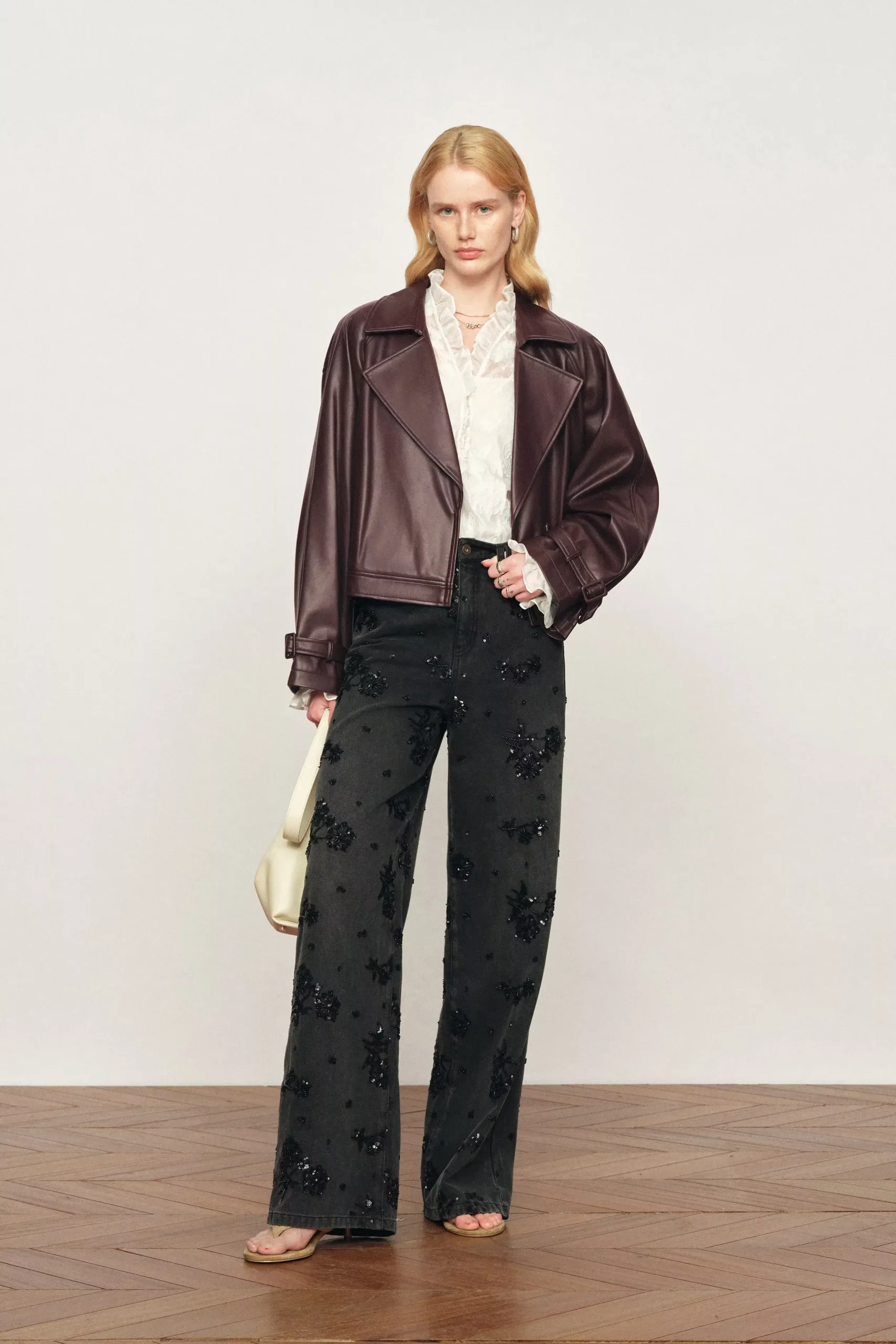 Fred Short Jacket in Eco Leather