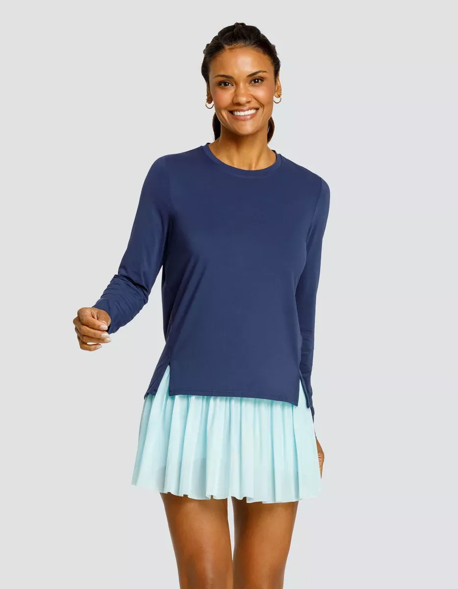 FRIDAY LONG SLEEVE TOP - NAVY BLUE