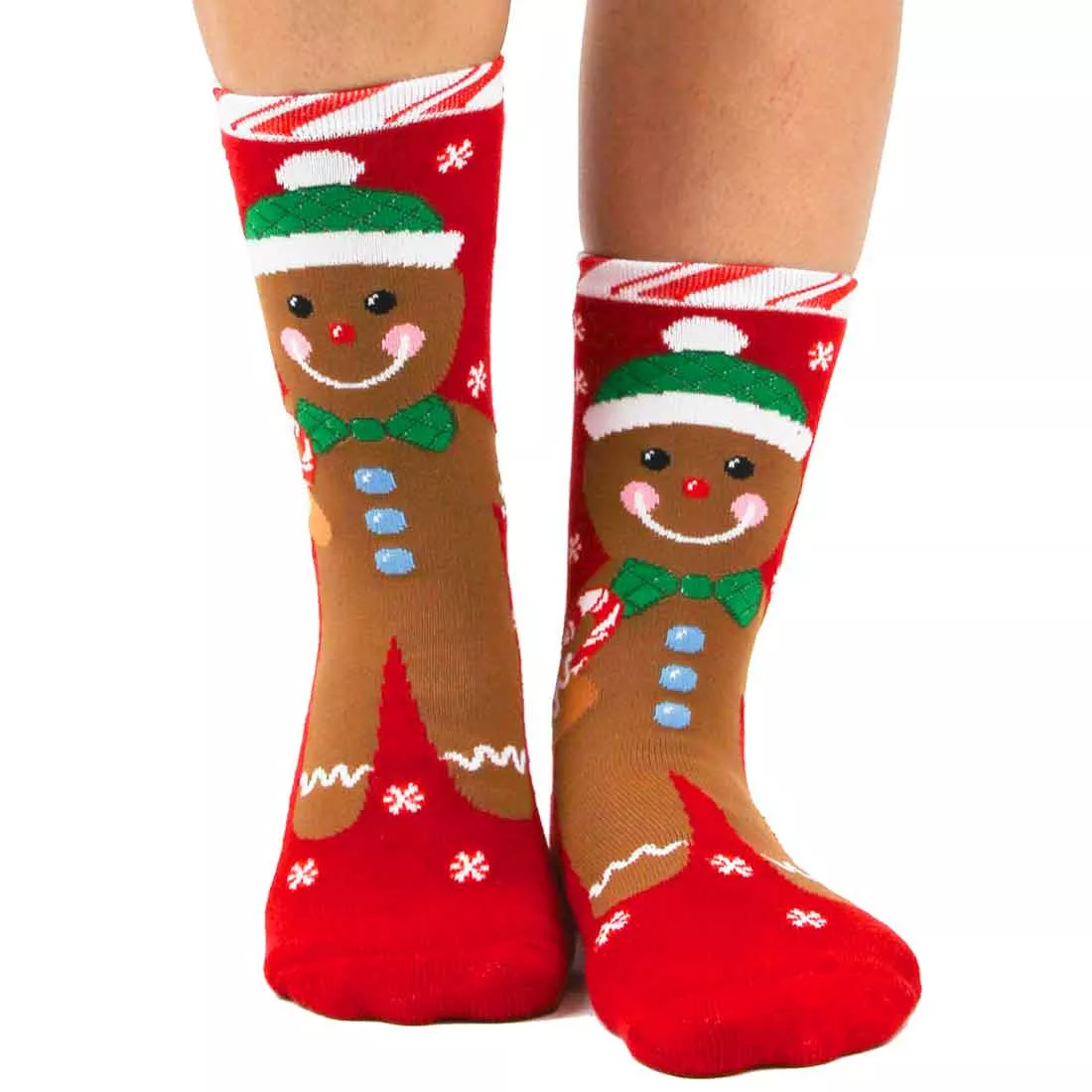 Gingerbread Slipper Sock