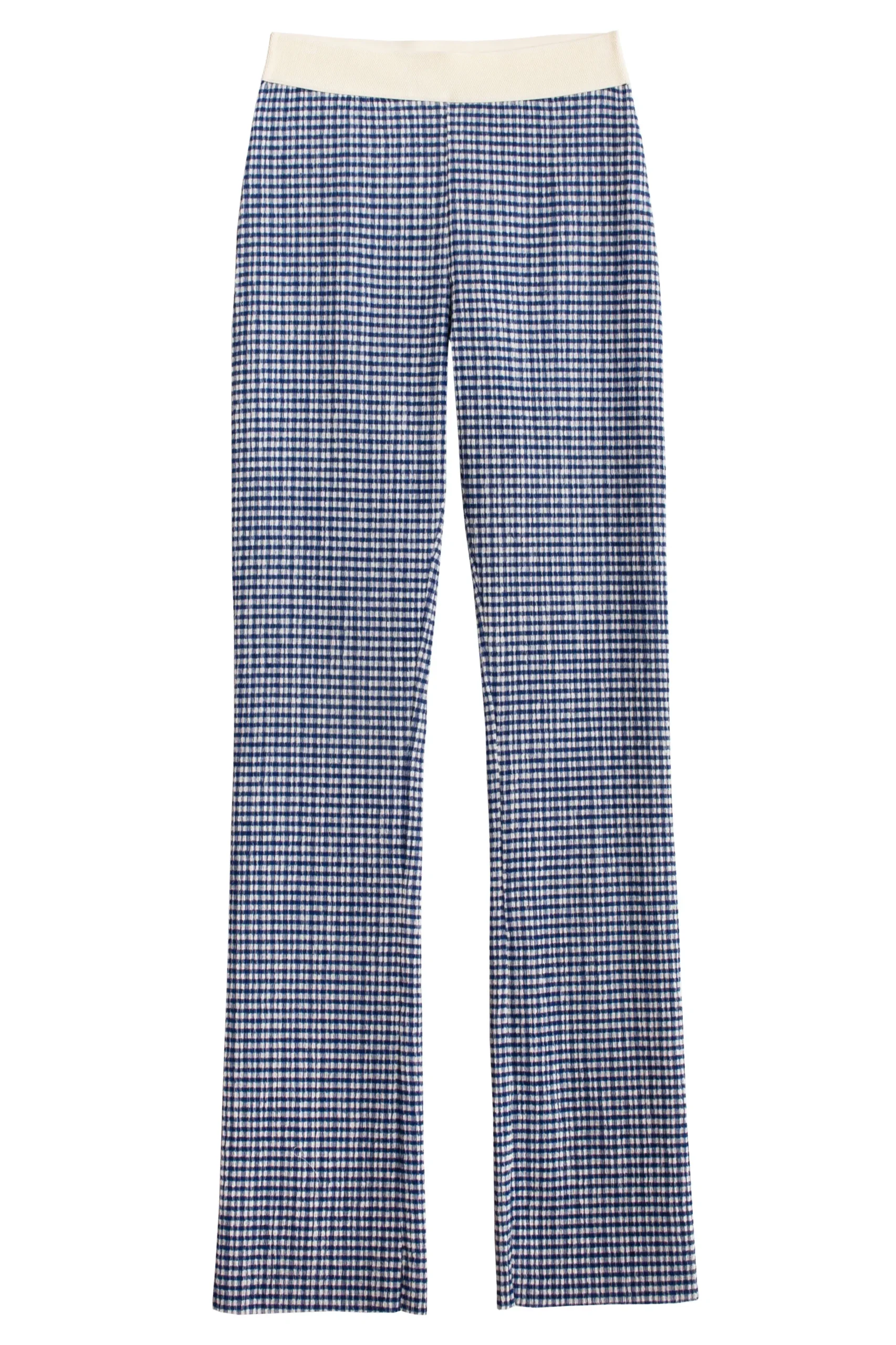 Gingham Crinkle Pant
